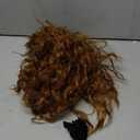 80s Rock Diva Wig Dirty Gold Fluffy Big Roll Mullet Wigs for Man or Woman Halloween Party Costume Cosplay Wig