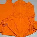 Morphsuits Full Body Costume Halloween Bodysuit, Spandex Bodysuit Costumes Adult, Morph Suits Adults, Mens Halloween Costumes (Large, Orange)