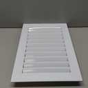 16" X 20" Gable Vent Aluminum Gable Vents for Houses Attic Vent Shed Vents Cover Exterior with Screen Mesh Alloy Wall Vent Ventilation for Home Garage Attic Ceiling - Vent Opening: 14" x 18" White