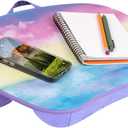 LAPGEAR MyStyle Portable Lap Desk with Cushion - Sunset Watercolor - Fits up to 15.6 Inch Laptops - Style No. 45321