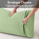 Pillowcases Queen Size 2 Pack, Cooling Viscose from Bamboo Pillow Cases with Envelope Closure, Cool & Breathable Pillow Cover for Hot Sleepers and Night Sweats, 20" x 30"