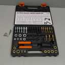 HORUSDY 48-Piece Thread Chaser Set, UNF UNC and Metric Thread Chaser Kit,Rethreading Kit, Thread Repair Kit