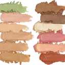 Revolution Everything Base Face Icon Complexion Palette, Multi-Use Cream Contour, Concealer, Corrector, Highlighter & Blush Kit, Vegan & Cruelty-Free, Light