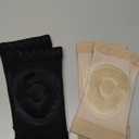 Shappy 2 Pair Figure Ice Skating Knee Pads Gel Dance Knee Pads Cushion and Support Breathable Material for Dancing Skating Women Girl Men (Medium, Beige and Black)