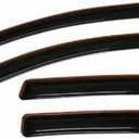 in-Channel Smoke Window Visors Sun Vent Rain Guard Fits (Acrylic) ISWVSVRGFF2FE