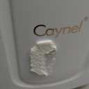 CAYNEL Mini Fridge Portable Thermoelectric 4L/6 Can AC/DC Cooler and Warmer for Skincare,Food,Beverage,Beauty & Makeup small Feidge for Bedroom,Car and Office (White)