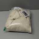 UOUA Men's Sweat Suits Set Tracksuit 2 Piece Outfits Short Sleeve Casual Sweatshirt & Loose Jogging Pants (Large, Beige)