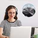 Wired Headphones with Microphone for PC, On-Ear Computer Laptop USB Headset with Noise Cancelling Microphone in-line Control for Home Office Online Class Skype Zoom, (3.5mm + USB)