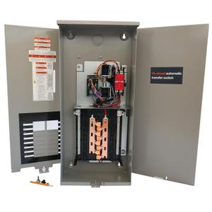100 Amp Automatic Transfer Switch Replacement for Generac RXG16EZA3 for Indoor and Outdoor Use, 16-Circuit, NEMA 3R Aluminum Enclosure