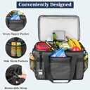OPUX Collapsible Soft Cooler Bag, 48/60 Can Large Insulated Cooler, Leakproof Soft Sided Cooler with Shoulder Strap & Bottle Opener, Portable Foldable Travel Cooler for Beach, Camping, Road Trip
