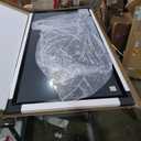 Keonjinn 72" x 36" Black Framed Bathroom Mirrors for Over Sink, Aluminum