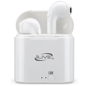 iLive True Wireless Bluetooth Earbuds in White