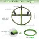 1Pack 19.69Ft Giant Flower Stand Green Flexible Pipe for Decoration Flower Pole Display Stand Large Diameter PVC Pipe Stem Tubing for Crafts Floral Wedding Decor DIY Crafts(Not Included Flowers)