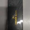 VIKINGS BLADE Double Edge Safety Razor for Men + 5 Swedish Steel Blades + Luxury Case. Long Handle. Smooth, Reusable, Eco-Friendly (The Vulcan) (Chromium Silver)