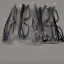 NORPERWIS Reading Glasses 5 Pairs Quality Readers Spring Hinge Glasses for Reading for Men and Women (5BLACK, 4.00)