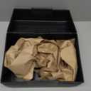 Oxford Plastic Index Card Box, 5 x 8 Inches, 500 Card Capacity, Black (01581)