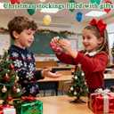 Green Christmas Cat Paw Squishy ToySoft Stress Relief Fidget Sensory Toy for Kids & Girls, Adorable Holiday Squishies, Stocking Stuffers, Party Favors, Birthday&Classroom Rewards