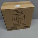 Acacia Wood Flooring Interlocking Deck Tiles for Patio Decor 9 Pcs 12 Slats VR Black - Waterproof Indoor & Outdoor Decor - Balcony Garden Decking Tile (12.2 * 12.2 * 0.7 inches)