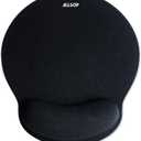 Allsop Mouse Pad Pro Memory Foam Mouse Pad - Black (30203) (11.2L x 10.2W inches)