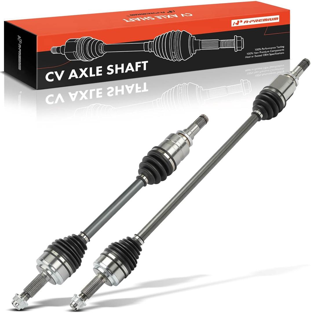 A-Premium Pair (2) Front CV Axle Shaft Assembly Compatible with Toyota Corolla L LE XLE 2020-2021 1.8L Gas, Automatic CVT Transmission Only, Except Japan Built Vehicle, Driver and Passenger Side