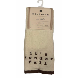Home Wear Hand Towels Set of 2 15x25