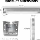 Stainless Steel Channel Drain and Grate 39.4*6*5 in, Trench Drain