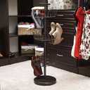 Household Essentials 21x38 Three-Tier Adjustable Revolving Shoe Rack | Bronze,  MEASURES: 38"H x 12"W x 12"D