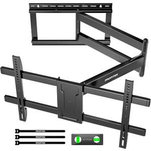 monTEK Long Arm TV Wall Mount for Most 43-80 Inch TVs, 42 Inch Long Extension TV Mount Swivel and Tilt, Full Motion Wall Mount Tv Bracket Fit Max VESA 600 x 400mm, Up to 110 lbs, 16,18 Studs