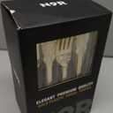 N9R 100PCS Gold Plastic Forks, 7.48inch Disposable Gold Plastic Silverware, Heavy Duty Plastic Forks for Parties, Weddings and Events