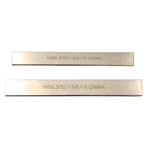 Set of 2 HSS Blades 3/32" x 5/8" x 5" for Lathe Parting Cut Off Blade