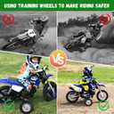 Dirt Bike Training Wheels 50cc, Compatible with razor SX125 MX125 MX250 MX350, yamaha PW50 SSR50 TTR50, honda XR50, CRF50F, Fit for All Kinds of 50cc Motorcycles, Dirt Bikes and Some Electric Bikes