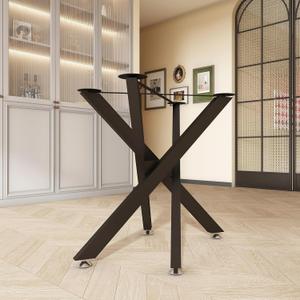 30 Inch Metal Table Legs, Heavy Duty Desk Legs Combinatorial Dining Table Legs for Wood, Glass, Marble Tabletop, Table Base Only These Table Leg Come in a Golden Ratio Design