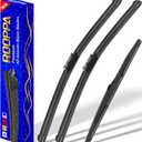 3 wipers Replacement for 2016-2021 Lexus RX350/2016-2022 Lexus RX450h, Windshield Wiper Blades Original Equipment Replacement - 26"/20"/16" (Set of 3) Top Lock