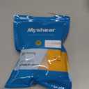 Myshear Medical Compression Pantyhose for Women Men, 20-30 mmHg Graduated Compression Tights, Closed Toe Compression Stockings, Support Hose, High Waist Compression Leggings for Varicose Veins, Edema Beige Size S