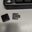 TSJ OFFICE Desktop Whiteboard Dry-Erase-Board - Computer Keyboard Stand White Board Surface Pad with Drawer, Desk Organizers with Accessories for Office, Home, School Supplies (Grey Base/ Black Glass)