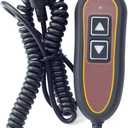 2 Button 5 Pin Remote ZK1200-HC Replacement for Golden for Limoss for Kaidi Motors for RMT for Dewert Hand Controller with Backlight and USB for Lift Chair Power Recliner