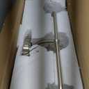 Bathroom Vanity Light Fixtures: 3-Lights Bathroom Lighting Fixtures Over Mirror, Brushed Nickel Vintage Wall Lights with Milky White Frosted Glass Shade for Bath Bedroom