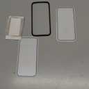 Mothca 2 Pack Matte Glass Full Coverage Screen Protector for iPhone 17 Pro 6.3-inch, Anti-Glare Anti-Fingerprint Black Edge Tempered Glass with Easy Installation Tool, Smooth as Silk