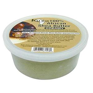 Kuza 100% African Shea Butter - Creamy, White - for Skin, Hair and Nails, 8 oz, BBD: 09/12/29