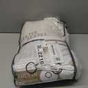 Natural Linen Blend Semi Sheer Curtains 94 Inches Length 2 Panels Set for Nursery Room, Pinch Pleated Light Filtering Ceiling Track System Curtain with Hooks for Bedroom 40 x 94 Inch Length Windows (Birch)