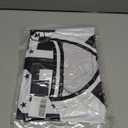 Oversized Jersey Shirts for Women - V Neck Jerseys Shirt Team Number Y2k Streetwear Long Sleeve Tops White Black, Medium