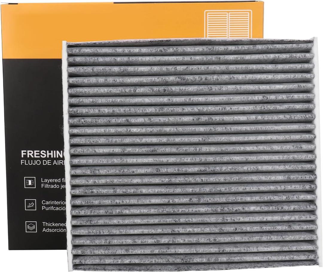 Cabin Air Filter with Activated Carbon, Compatible with CP285, CF10285, Toyota Camry, RAV4, Highlander, Corolla, Sienna, Tundra, Prius, 4Runner, Subaru Outback, Lexus, Scion, Land Rover, Jaguar