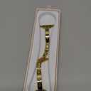 Missair Slim Bands Compatible with Apple Watch 38mm 40mm 41mm 42mm 44mm 45mm 46mm 49mm for Women, Thin Bracelet Dressy Designer Stainless Steel Metal Strap for iWatch Series 11 10 9 8 7 6 5 4 SE Ultra (Gold)