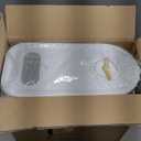 Sooyee 11Lbs Rice Dispenser,Rice Container with Lid Measuring Cylinder Moisture Proof Household,Food Dispenser for Rice, Grains Legumes and Corn (White)