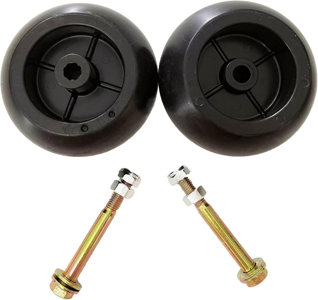 788166 Lawn Mower Anti Scalp Deck Wheel Kit for Hustler 788166 31997 781708 7814567 AYP 133957 C-ub Ca-det 734-3058B AM116299 M84690 MTD 734-04039 Lawn Mowers - 2 Pack