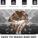 Car Seat Cover for Front Seats, Comfortable Linen Seats Cushion Pad Mat with Storage Pockets, Anti-Slip Breathable Bottom Front Seat Cover Protector for SUV Truck Van (Brown)