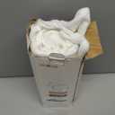 Throw Pillow Covers White Decorative Velvet Set of 2 18x18 Inch Pillow Covers, Soft Pillow Covers for Couch Sofa Bed Living Room, Farmhouse Neutral Home Boho Decor, Square Accent Cushion Cases