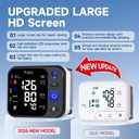 Wrist Blood Pressure Monitor2026 New Upgrade, Automatic Digital Blood Pressure Cuff Wrist with Large Display Bp Machine Blood Pressure Monitors for Home Use,99x2 Sets Memory with Storage Bag