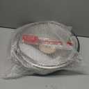 12 Inch Frying Pans Nonstick with Lid, 5 Qt Large Deep Frying Pan Skillet with Cover, Non Stick Cooking Saut Pan Compatible with All Stovetops, Detachable Handle, Oven Safe, PFOA PFOS Free (White)