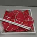 Zonon Valentines Day Lighted Decorations Yard Signs, 42 Inch Red Lips Lawn Decorations Outdoor Valentines Decor for Valentine's Day Wedding Anniversary Indoor Outdoor Lawn Backyard Garden Decor